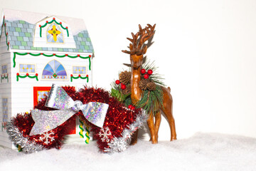 Deer bells house snow