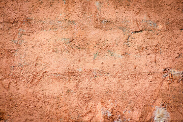 Old red brick wall with moisture.