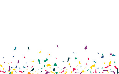 Green Smear Decoration White Background. 