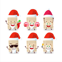 Santa Claus emoticons with white flour cartoon character