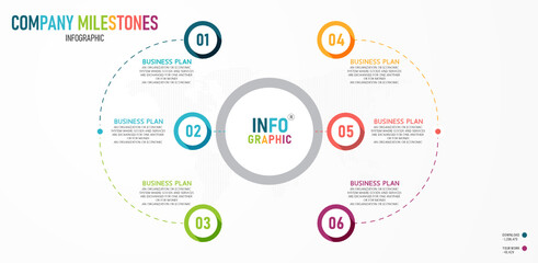 infographic illustration Can be used for process, presentations, layout, banner, info graph