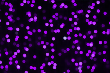 Blurry background with a large number of purple dots.