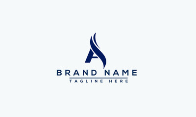 AS Logo Design Template Vector Graphic Branding Element.
