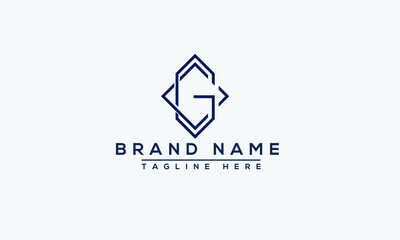 CG Logo Design Template Vector Graphic Branding Element.
