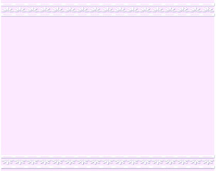 White Flower Frame over Pale Pink Background - Card - Invitation - Bussiness Card