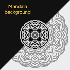 Mandala. Vector illustration. Ornamental Background . Wedding card, Cover.