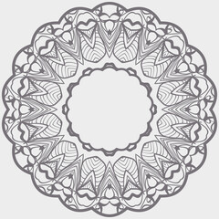 Ornamental decorative rosettes, mandala. vector illustration