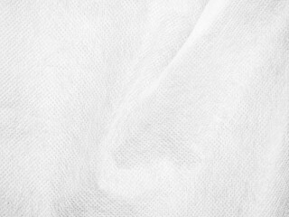 abstract white texture blur background of synthetic fabric fiber with detail and curved line a high resolution closeup soft focus of cloth surface for art and design