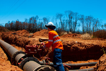 Water Pipeline Maintenance in the Ground