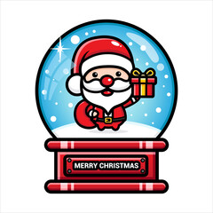 merry christmas snow white Santa Claus christmas 