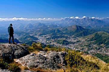 Naklejka premium Parque Nacional da Serra dos Orgãos. Teresopolis. Rio de Janeiro