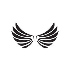 Wing icon design template vector isolated illustration