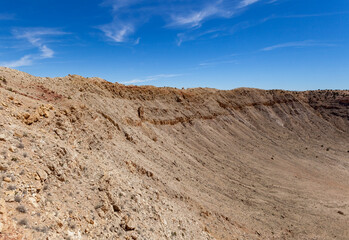 Meteor Crater Arizona in the USA