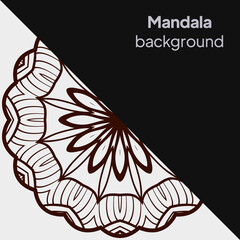 Style Decorative mandala. Mandala for print, poster, cover, brochure. Vector illustration
