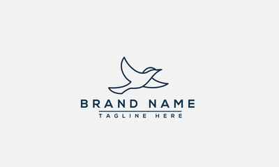 Bird Logo Design Template Vector Graphic Branding Element.