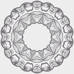 ornamental floral rosette - mandala backround. Vector illustration