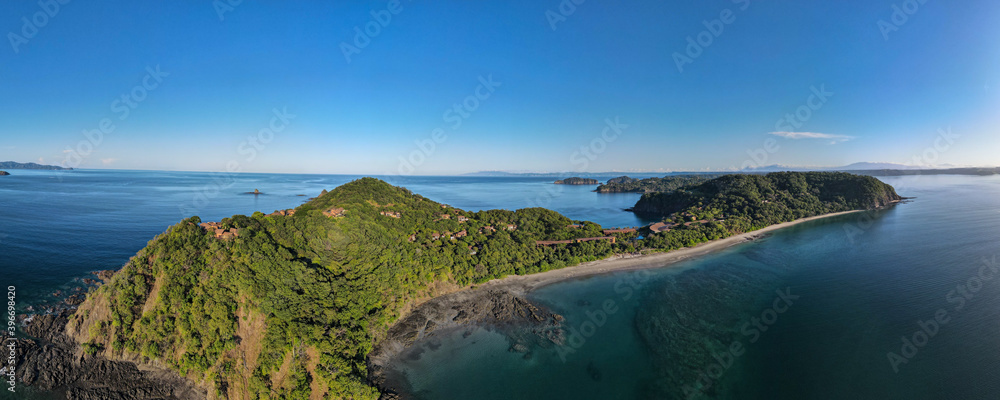 Wall mural Aerial View of the Peninsula Papagayo and Four Seasons Resort in Guanacaste, Costa Rica