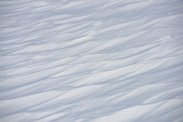 Snow pattern, Snowy white background. Covered snow.