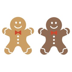 Obraz premium ジンジャークッキーのイラスト