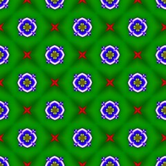 colorful symmetrical repeating patterns for textiles, ceramic tiles, wallpapers and designs.