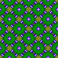 colorful symmetrical repeating patterns for textiles, ceramic tiles, wallpapers and designs.