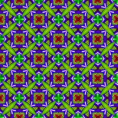 colorful symmetrical repeating patterns for textiles, ceramic tiles, wallpapers and designs.