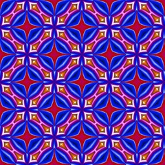 colorful symmetrical repeating patterns for textiles, ceramic tiles, wallpapers and designs.