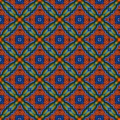 colorful symmetrical repeating patterns for textiles, ceramic tiles, wallpapers and designs.