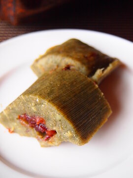 Dumpling wrapped in Bamboo Leaf, Japanese Dessert