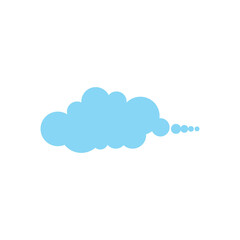 Cloud template vector icon illustration design