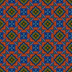 colorful symmetrical repeating patterns for textiles, ceramic tiles, wallpapers and designs.