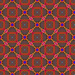 colorful symmetrical repeating patterns for textiles, ceramic tiles, wallpapers and designs.
