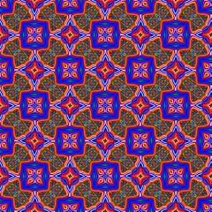 colorful symmetrical repeating patterns for textiles, ceramic tiles, wallpapers and designs.