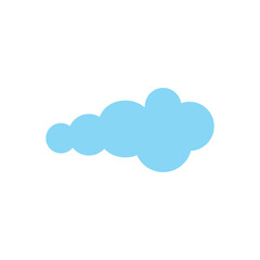 Fototapeta na wymiar Cloud template vector icon illustration design