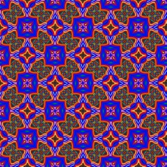 colorful symmetrical repeating patterns for textiles, ceramic tiles, wallpapers and designs.