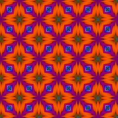 colorful symmetrical repeating patterns for textiles, ceramic tiles, wallpapers and designs.