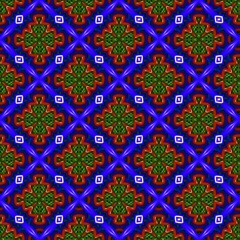 colorful symmetrical repeating patterns for textiles, ceramic tiles, wallpapers and designs.