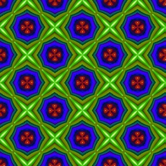 colorful symmetrical repeating patterns for textiles, ceramic tiles, wallpapers and designs.