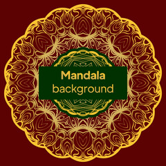 Mandala design.background for meditation poster. Unusual flower shape. vector.