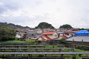 千葉県館山市布良の町並み