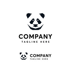 Panda logo design vector