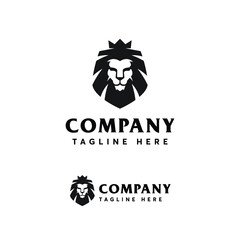 Lion logo design vector