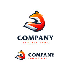 Fox Logo Design Vector