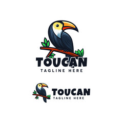 Toucan Bird Logo Design Vector