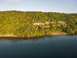 Aerial View of Peninsula Papagayo and Andaz Hotel in Costa Rica