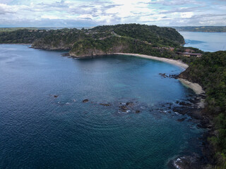 Aerial View of Peninsula Papagayo and Four Seasons Hotel in Costa Rica
