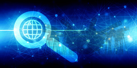 2d rendering globe search