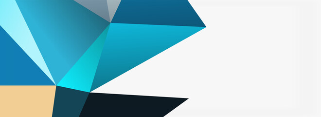 Obraz premium 3d mosaic abstract backgrounds, low poly shape geometric design