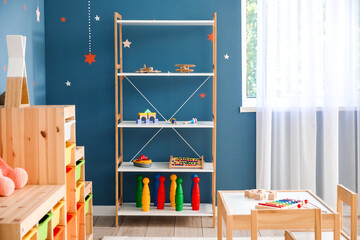 Obraz na płótnie Canvas Interior of modern playroom in kindergarten