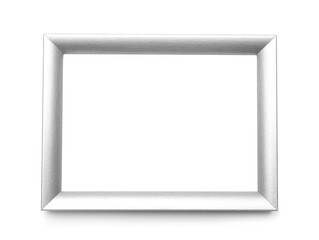 Blank photo frame on white background